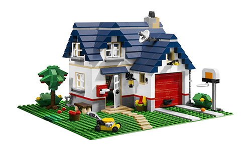 home made from legos